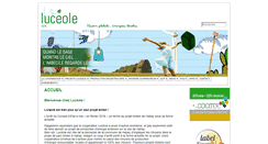 Desktop Screenshot of luceole.be